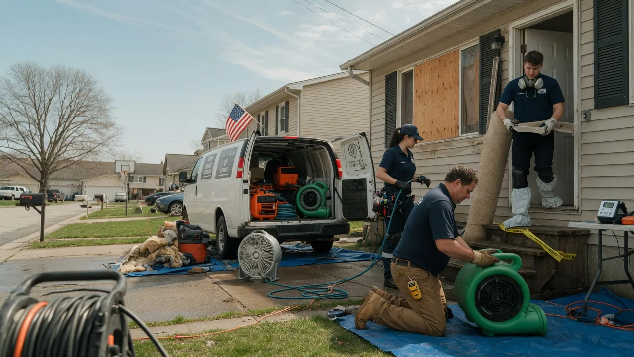 Water Damage Restoration in Milburn, OK near me